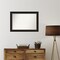 Trio Oil Rubbed Bronze Non-Beveled Custom Framed Bathroom Vanity Wall Mirror